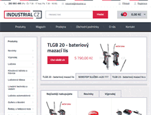 Tablet Screenshot of industrial.cz